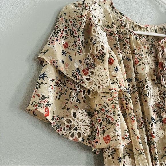 TULAROSA Floral Print Mini Dress - XS - Picture 3 of 8